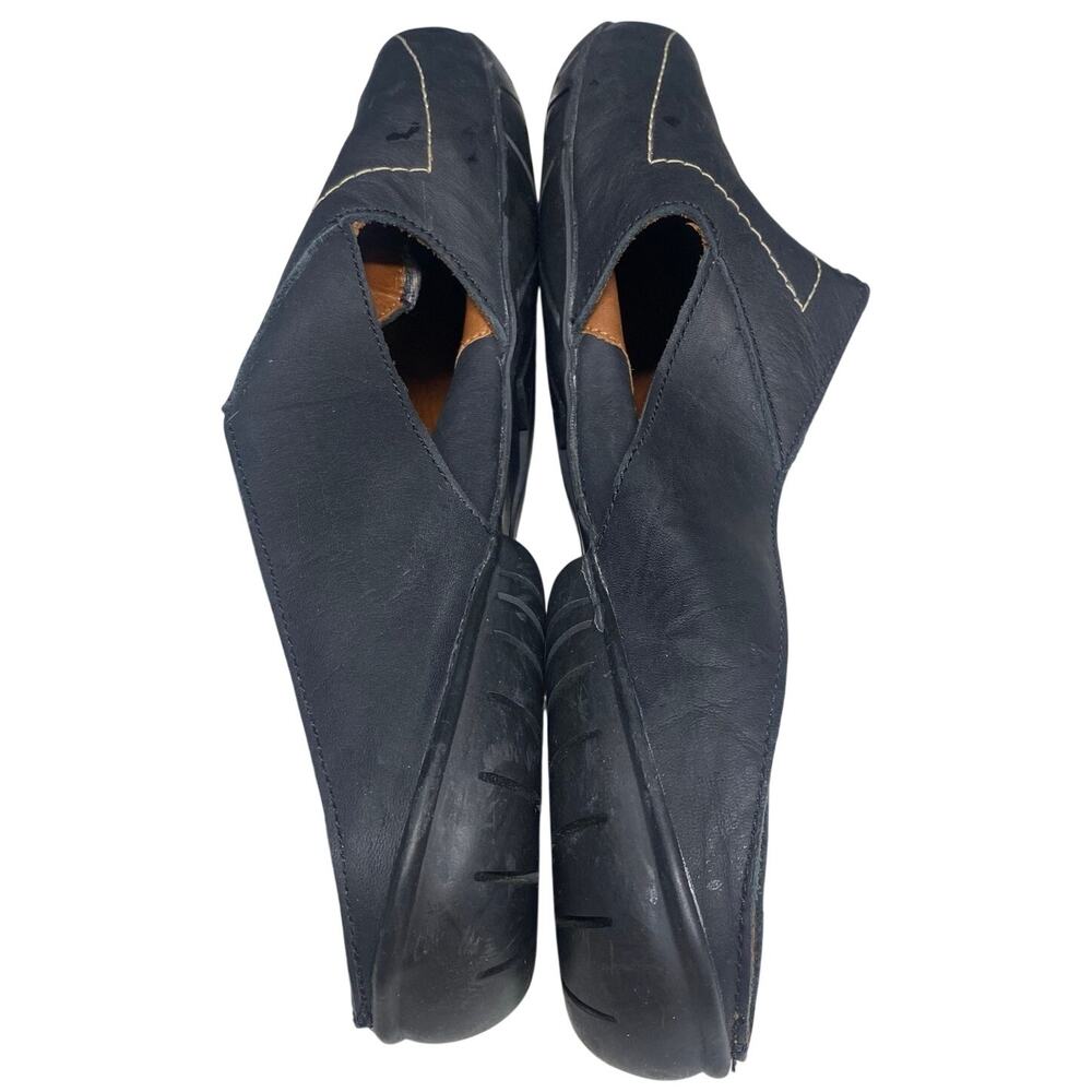 Sergio Tomani Women's Black Leather, Slip-on Slide, Size 10-10.5, Handmade - Picture 11 of 11